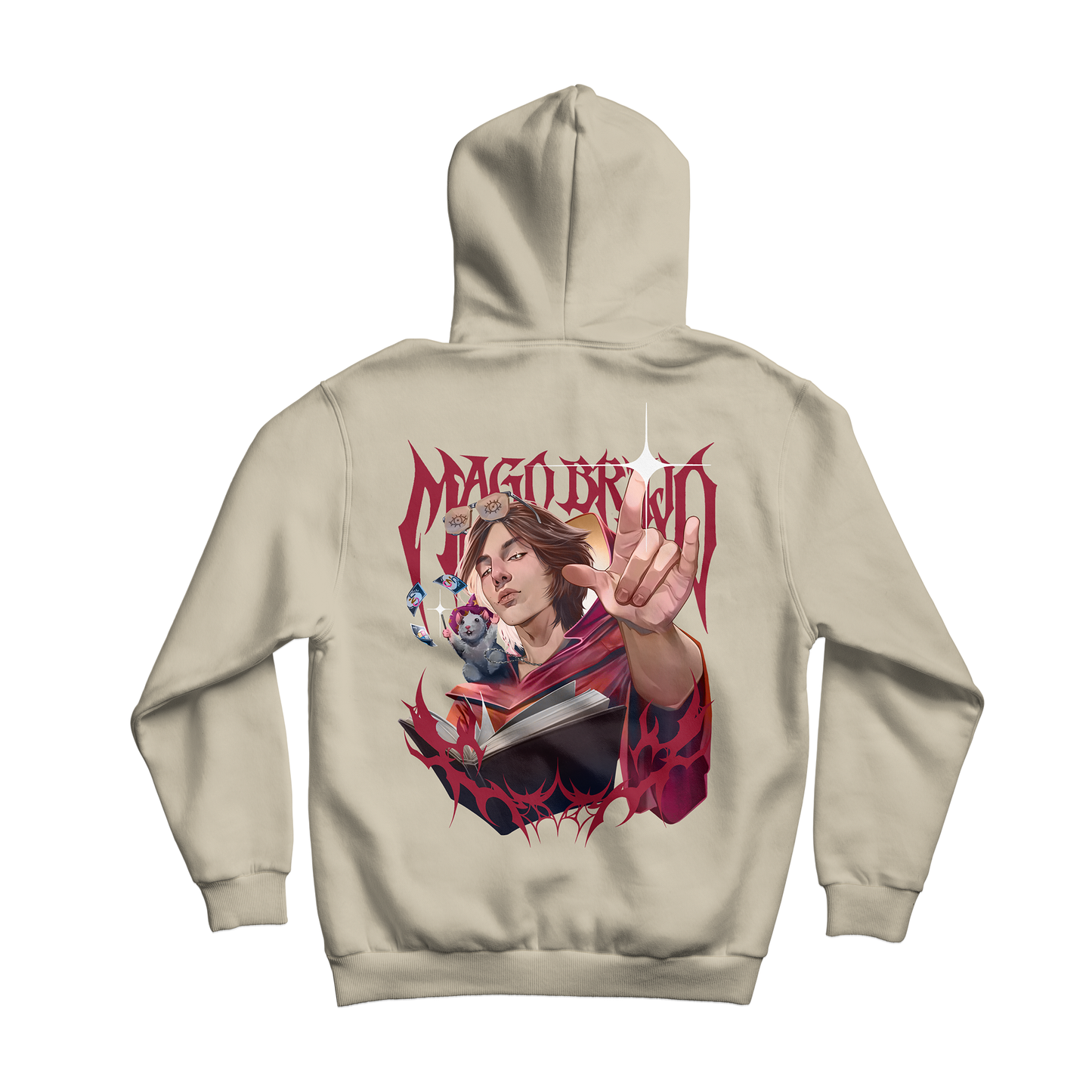 MISSASINFONIA HOODIE HUESO MAGO BRUJO