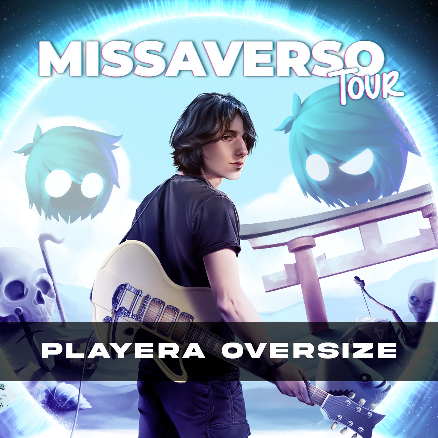 MISSASINFONIA PLAYERA OVERSIZE MISSAVERSO TOUR