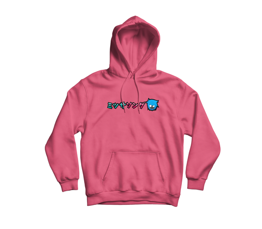 MISSASINFONIA HOODIE ROSA FIUSHA MISSA LOGO JAPONES COLOR